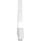 Ekena Millwork Ericson Architectural Grade PVC Gable Bracket, 84"W x 17 1/2"H x 2"D x 4"F, 5/12 Pitch GBP084X18X0204ERI00 - alternate 3